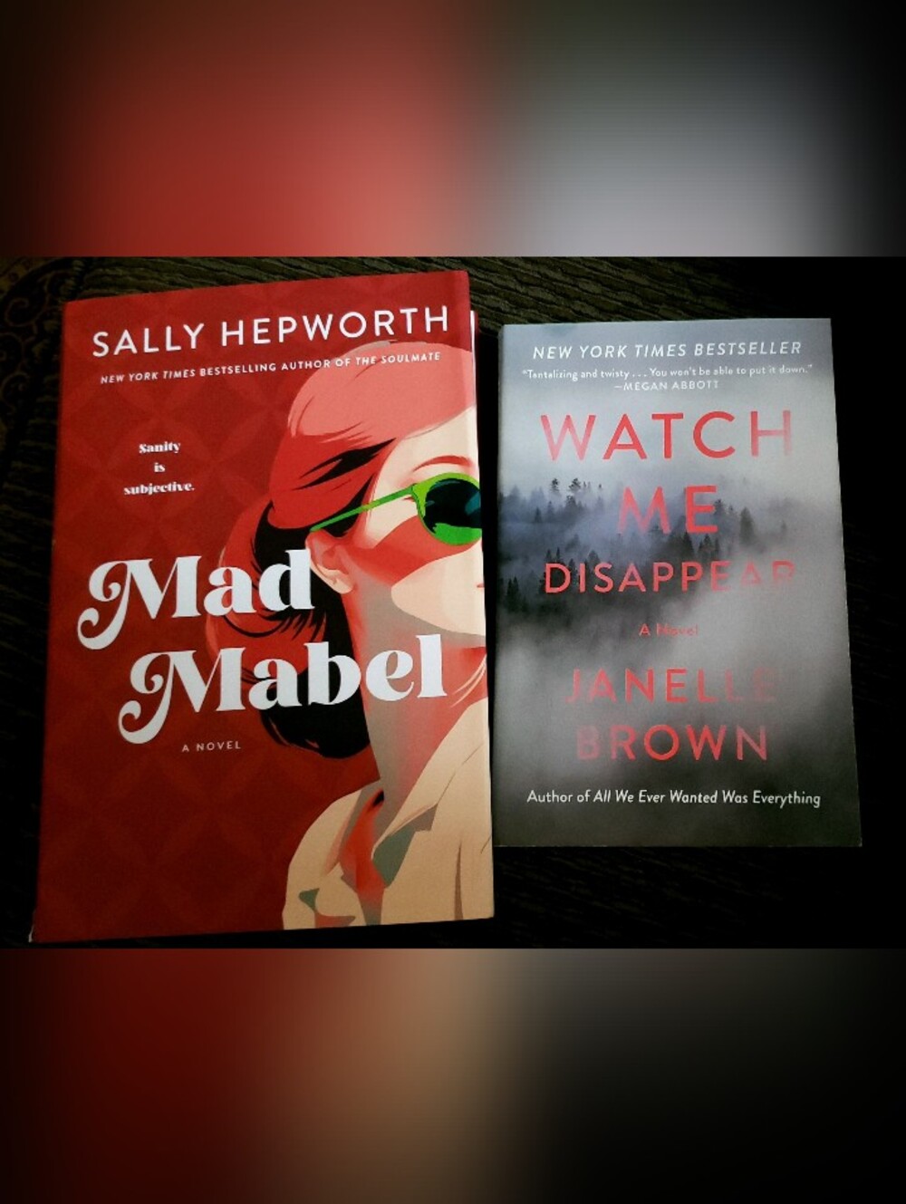Books Mad Mabel By Sally Hepworth Novel/Watch Me Disappear By Janelle Brown